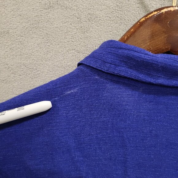 Fashion Bug Women’s Short Sleeve Button Down Shirt Size 22/24W Purple‎ Office - Picture 10 of 10